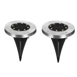 SET 2 SOLAR LIGHT COOL WHITE LIGHT