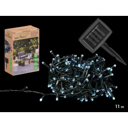 STRISCIA SOLARE 11M 100 LED LUCE FREDDA