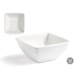 SQUARED PORCELAIN BOWL 16,5CM