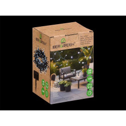 STRISCIA LED SOLARE 15 M 240 LED BIANCHI