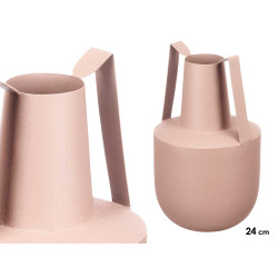 VASO IN ACCIAIO DOPPIO MANICO SABBIA PASTELLO