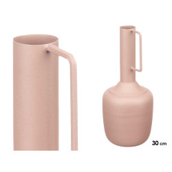VASE ACIER ANSE RECTANGULAIRE COULEUR SABLE PASTEL