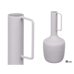 JARRON ACERO ASA RECTANGULAR GRIS PASTEL