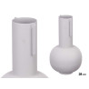 JARRON ACERO FORMA GRIS PASTEL