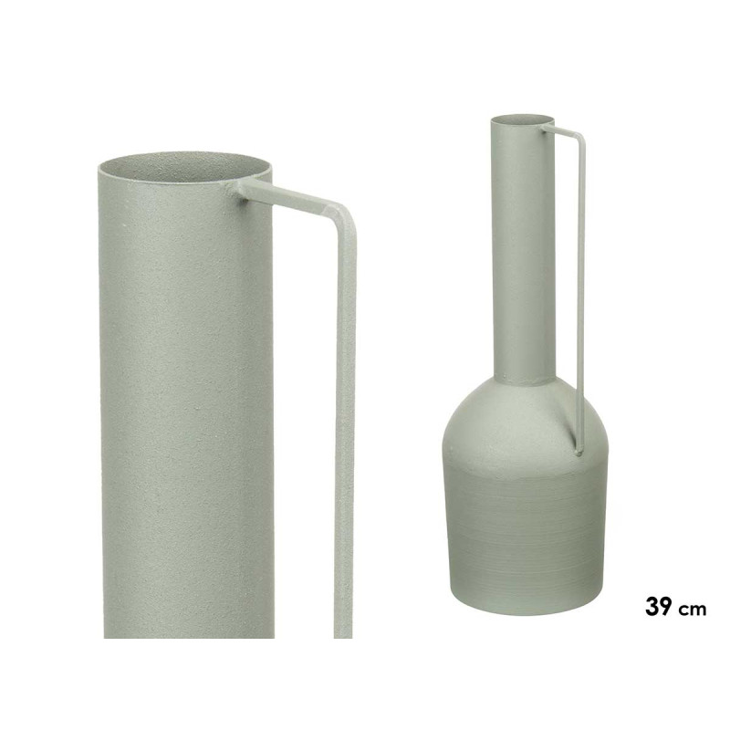 VASO IN ACCIAIO ALTO VERDE PASTELLO MED