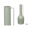 STEEL VASE HIGH GREEN PASTEL COLOUR