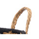 Set of 2 black-rim planters