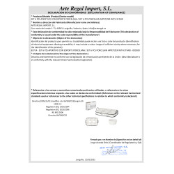 SET 6 PCS PORCELAINE APÉRITIF AVEC SUPPORT