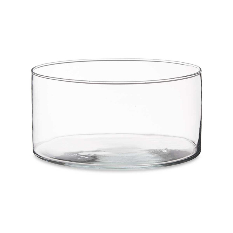 VASO DI VETRO CILINDRO 10CM DIAM 20 CM 