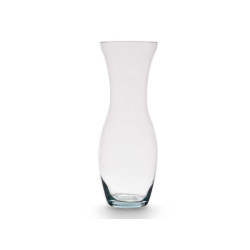 VASE EN VERRE ÉTROIT GOULOT OUVERT 40CM