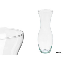 VASO VETRO COLLO STRETTO 40CM