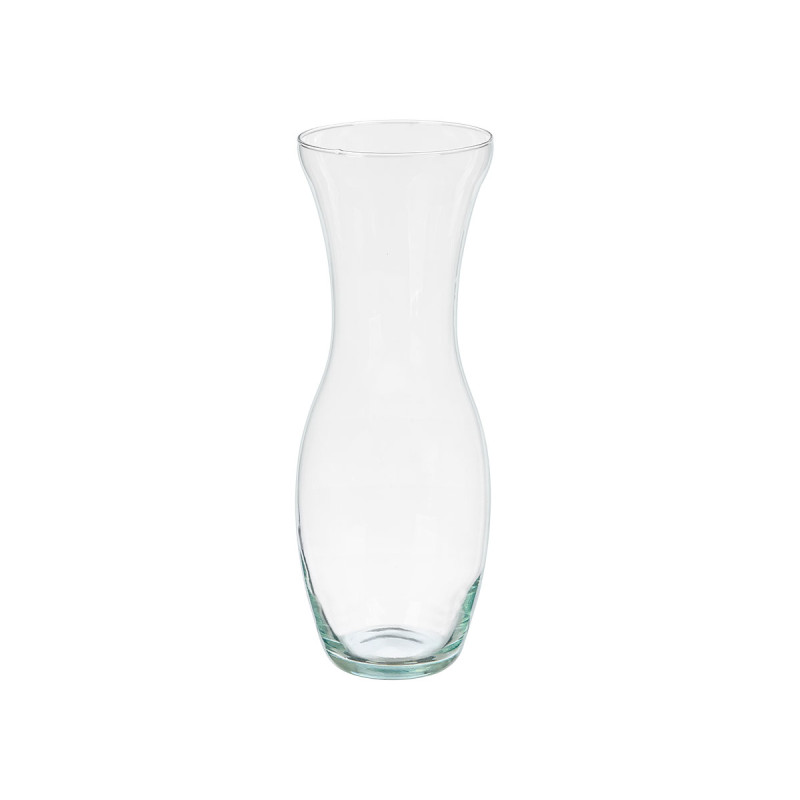 CRYSTAL VASE NARROW NECK 40CM