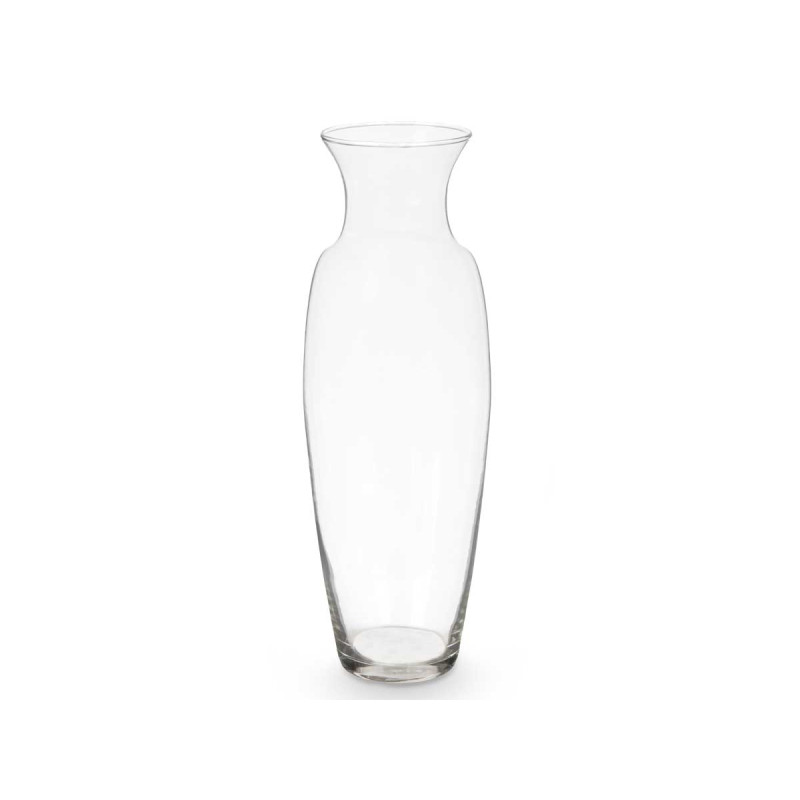 VASO VETRO COLLO LARGO 50CM