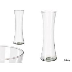 VASO VETRO BOCCA APERTA 50CM