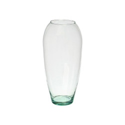 VASO VETRO BOMBATO 50CM