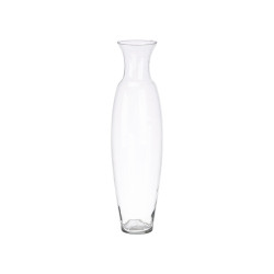 VASE EN VERRE GOULOT LARGE 70CM 