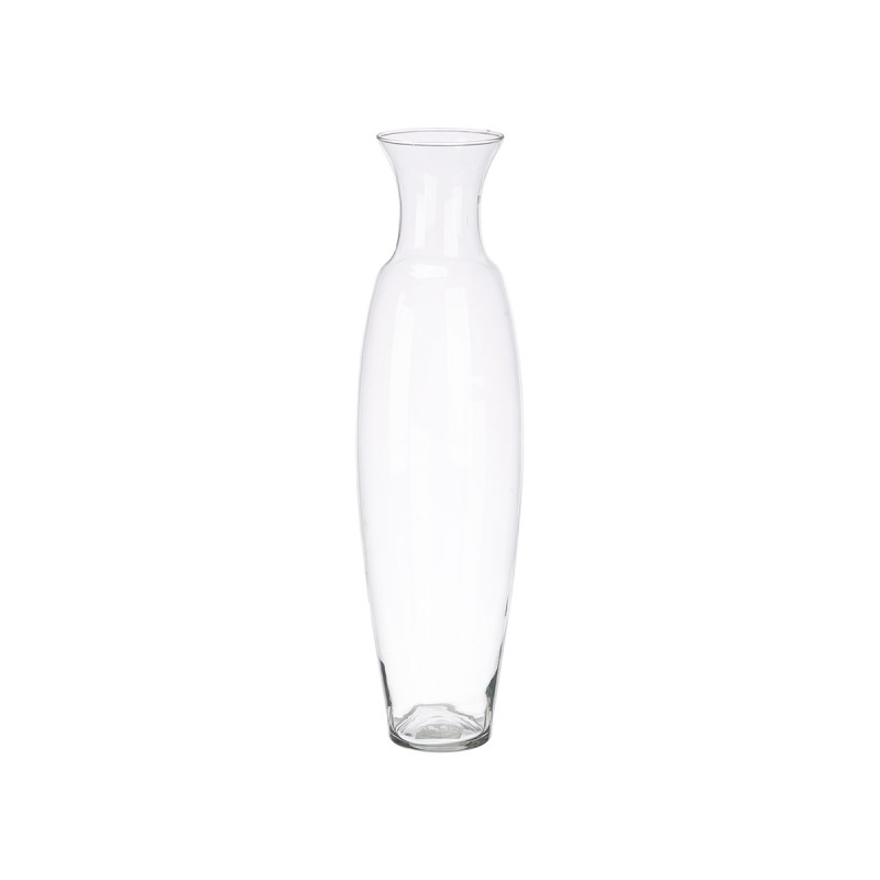 VASE EN VERRE GOULOT LARGE 70CM 