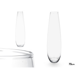 JARRON CRISTAL BASE ABOMBADA 70CM