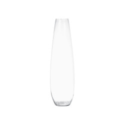 VASO VETRO BASE BOMBATA 70CM