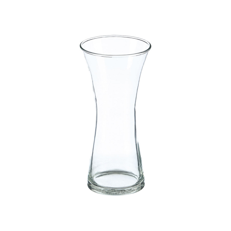 VASO VETRO STRETTO BOCCA LARGA 21CM
