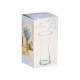 VASO VETRO STRETTO BOCCA LARGA 21CM