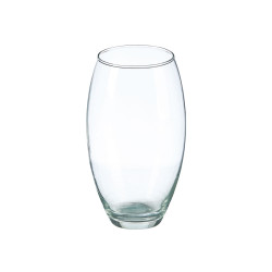 VASO VIDRO ABOMBADO 21CM