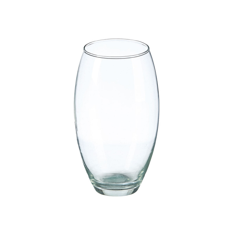 VASE EN VERRE BOMBÉ 21CM