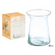 VASO VIDRO LARGO BOCA ABERTA 20CM