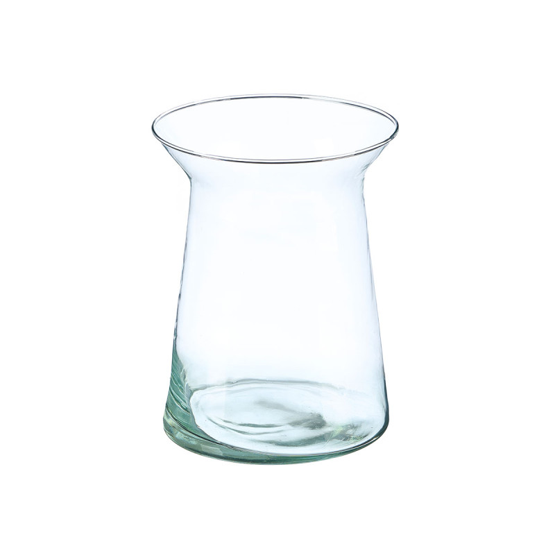 VASO VETRO LARGO BOCCA APERTA 20CM