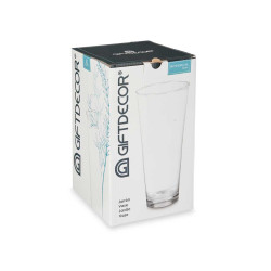 VASO VIDRO CONICO 30CM