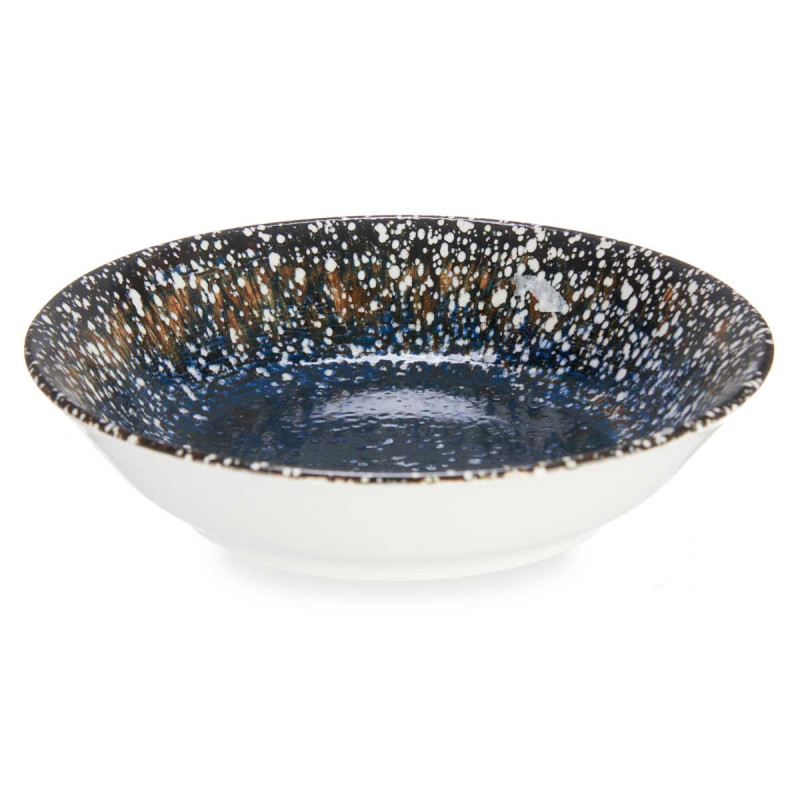 PORCELAIN SOUP PLATE 21CM UNIVERSE BLUE
