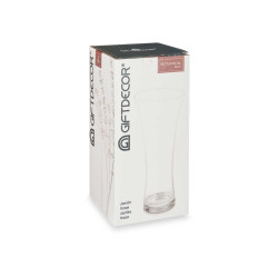 VASO VIDRO LARGO 37CM