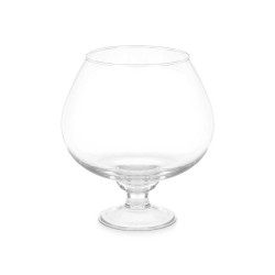 GLASS VASE CUP BALL 22 CM