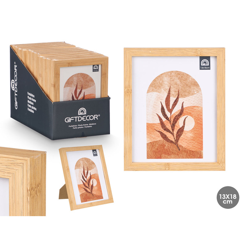 PHOTO FRAME BAMBOO EFFECT 13X18