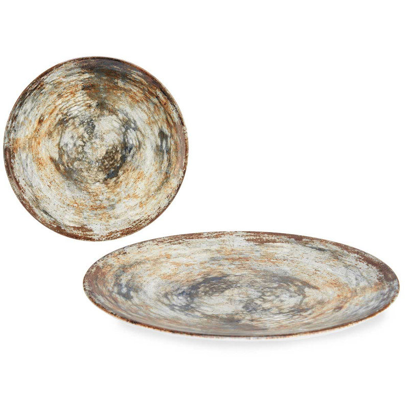 PORCELAIN DINNER PLATE 26CM STONE BROWN