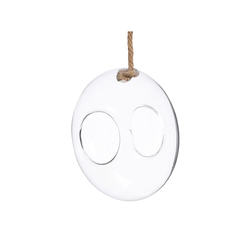 VASO PENDENTE CORDA SFERA MEDIO