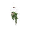 VASE SUSPENDUE CORDE BOULE MOYEN