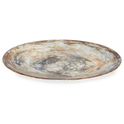 PORCELAIN DINNER PLATE 26CM STONE BROWN