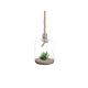 VASO SFERA PENDENTE CORDA FORMA LAMPADINA PICCOL