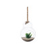 VASE SUSPENDUE DOUBLE BOULE CORDE PETIT