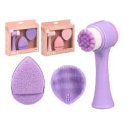 SET 3PCS FACIAL EXFOLIATING ASRT 2 COL