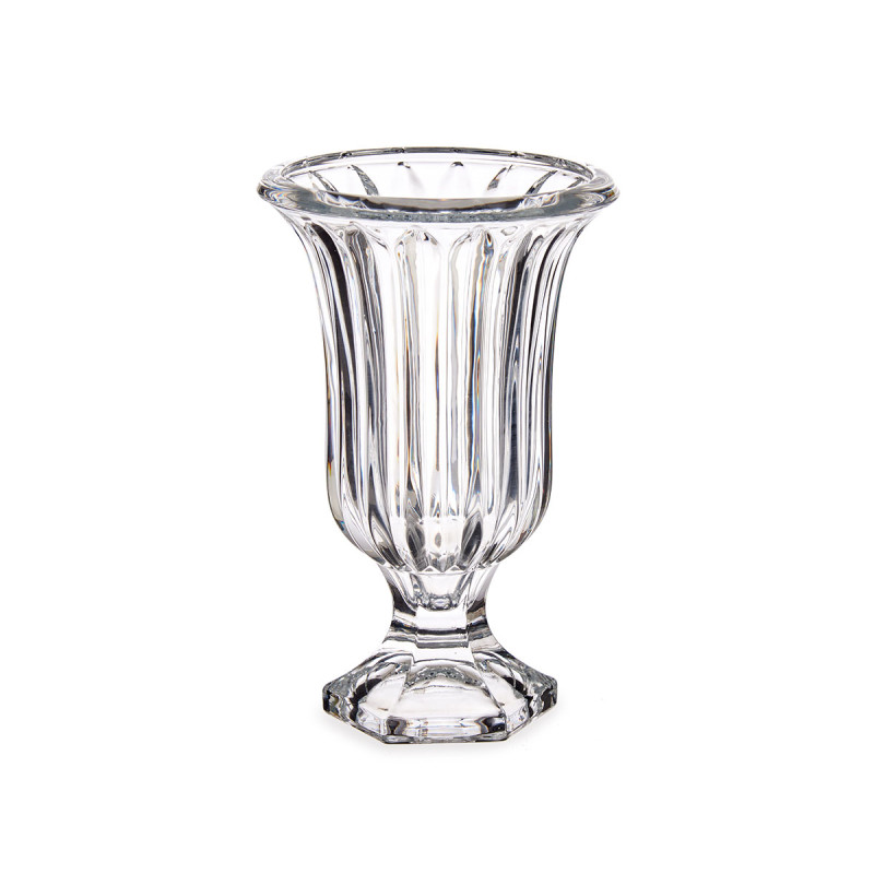 23,5CM LINES SHAPED GLASS 