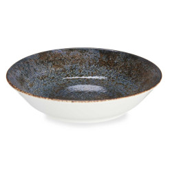 ASSIETTE CREUSE PORCELAINE 21CM FONCÉE