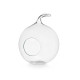 MANZANA CRISTAL CON AGUJERO 24CM