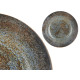 ASSIETTE CREUSE PORCELAINE 21CM FONCÉE