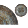 PLATO PORCELANA HONDO 21CM OSCURO