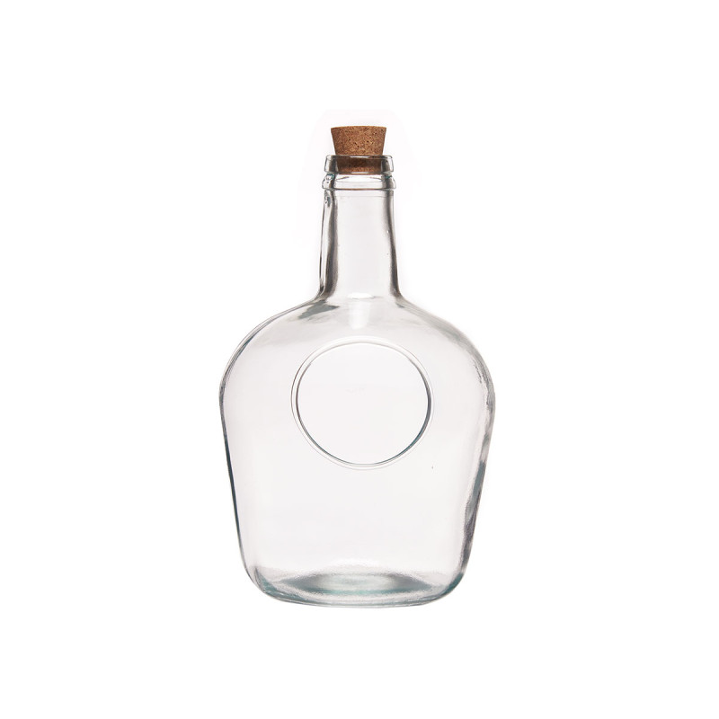 CARAFE WITH HOLE 4L CORK STOPPER