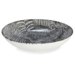 PORCELAIN SOUP PLATE 21CM LEAF