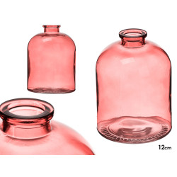 ROUND GLASS JAR RUSSET