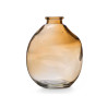 POT EN VERRE IRRÉGULIER AMBRE
